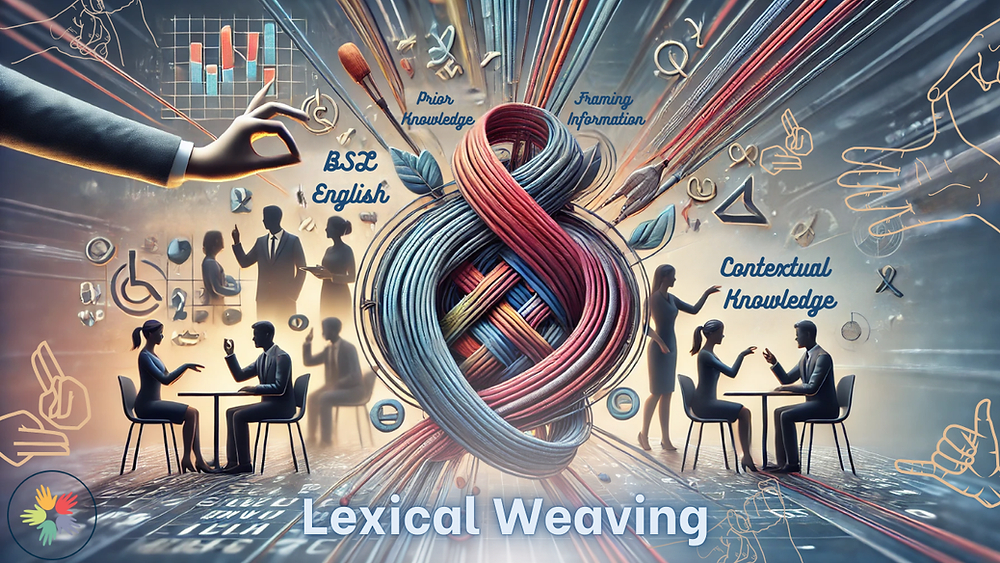 Lexical Weaving in BSL Interpreting & Translation: Enhancing Coherence and Clarity
